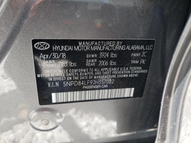 Photo 9 VIN: 5NPD84LF9JH357022 - HYUNDAI ELANTRA SE 