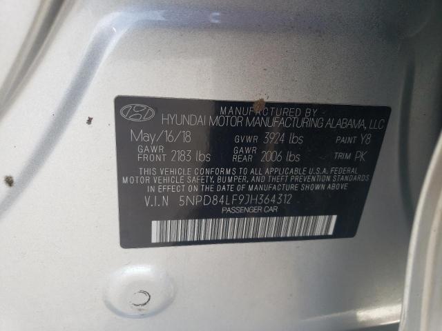 Photo 11 VIN: 5NPD84LF9JH364312 - HYUNDAI ELANTRA 