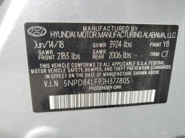 Photo 11 VIN: 5NPD84LF9JH377805 - HYUNDAI ELANTRA 