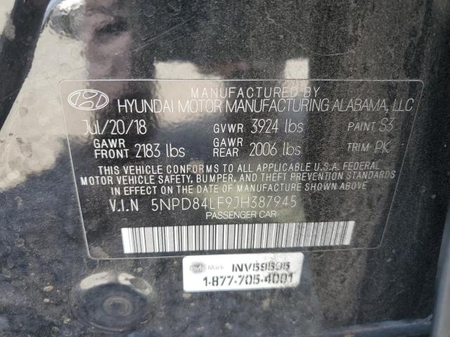 Photo 11 VIN: 5NPD84LF9JH387945 - HYUNDAI ELANTRA SE 