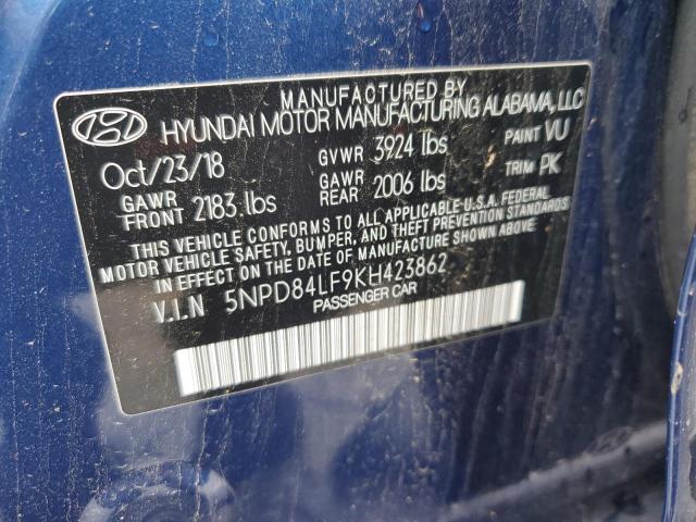 Photo 12 VIN: 5NPD84LF9KH423862 - HYUNDAI ELANTRA SE 