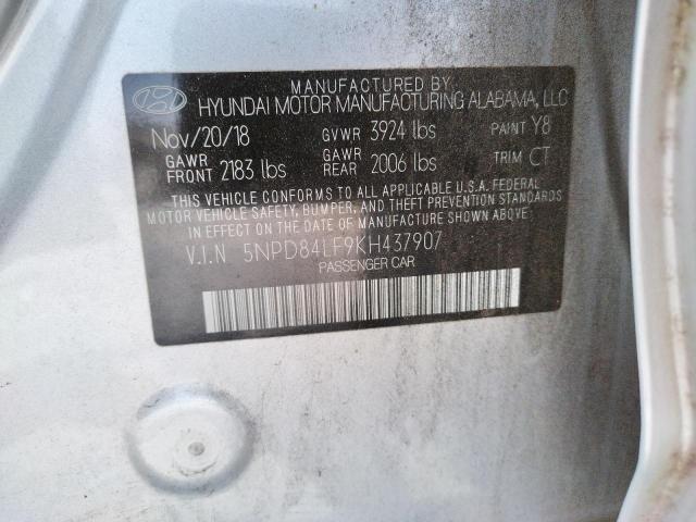 Photo 9 VIN: 5NPD84LF9KH437907 - HYUNDAI ELANTRA SE 