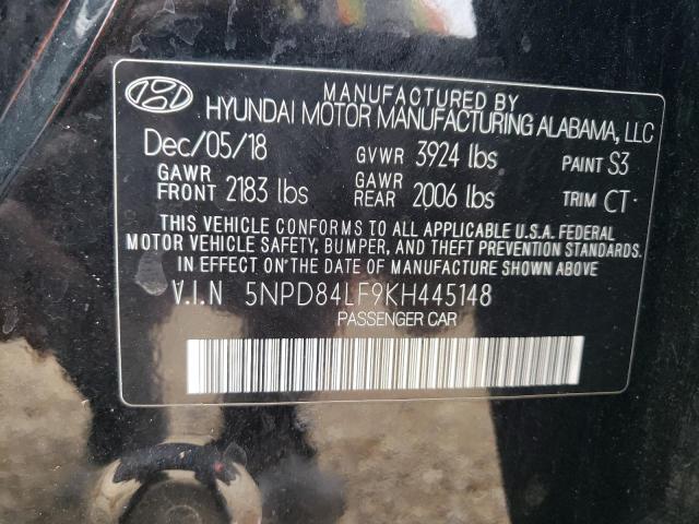 Photo 12 VIN: 5NPD84LF9KH445148 - HYUNDAI ELANTRA SE 