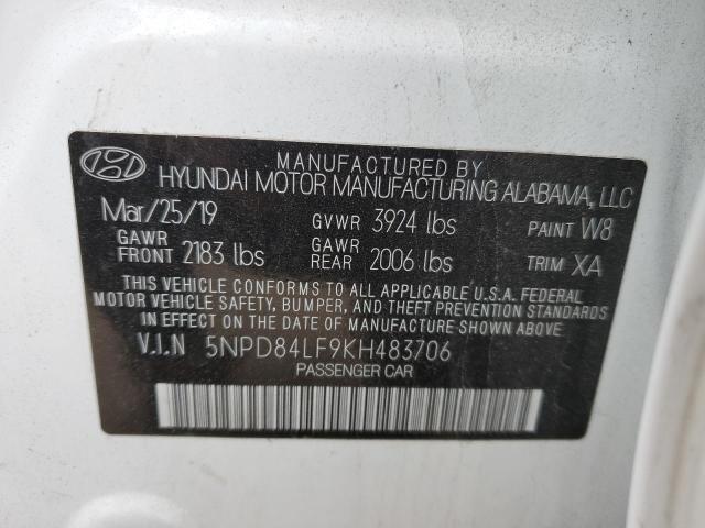 Photo 11 VIN: 5NPD84LF9KH483706 - HYUNDAI ELANTRA 