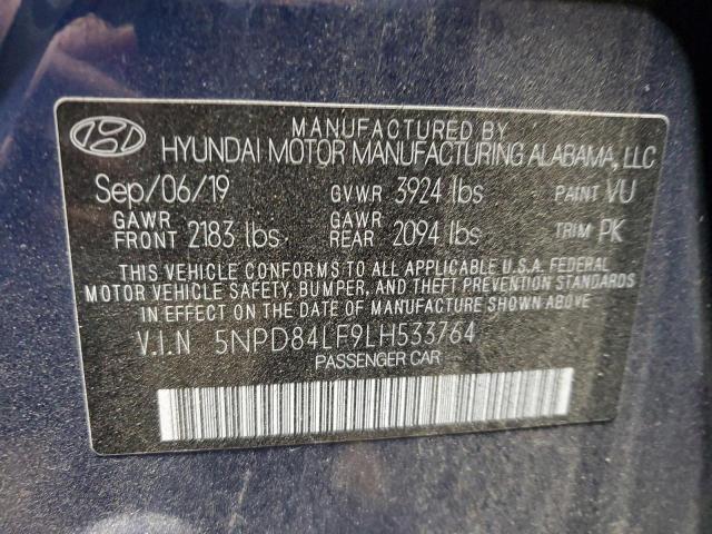 Photo 11 VIN: 5NPD84LF9LH533764 - HYUNDAI ELANTRA SE 