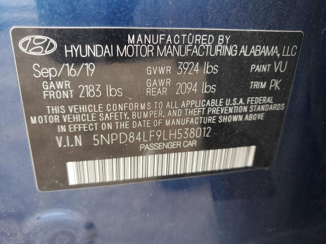 Photo 11 VIN: 5NPD84LF9LH538012 - HYUNDAI ELANTRA SE 