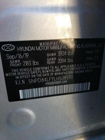 Photo 9 VIN: 5NPD84LF9LH538592 - HYUNDAI ELANTRA SE 