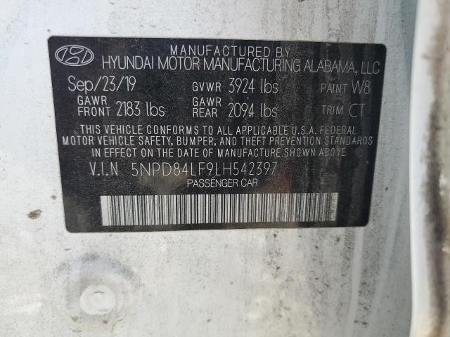 Photo 12 VIN: 5NPD84LF9LH542397 - HYUNDAI ELANTRA SE 