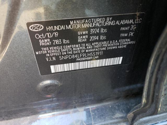 Photo 11 VIN: 5NPD84LF9LH551911 - HYUNDAI ELANTRA SE 