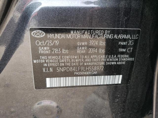 Photo 9 VIN: 5NPD84LF9LH558972 - HYUNDAI ELANTRA SE 