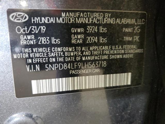 Photo 12 VIN: 5NPD84LF9LH563718 - HYUNDAI ELANTRA SE 