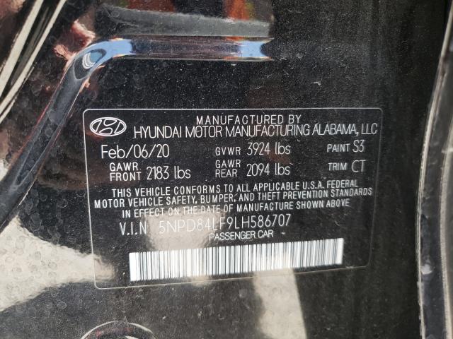 Photo 9 VIN: 5NPD84LF9LH586707 - HYUNDAI ELANTRA SE 