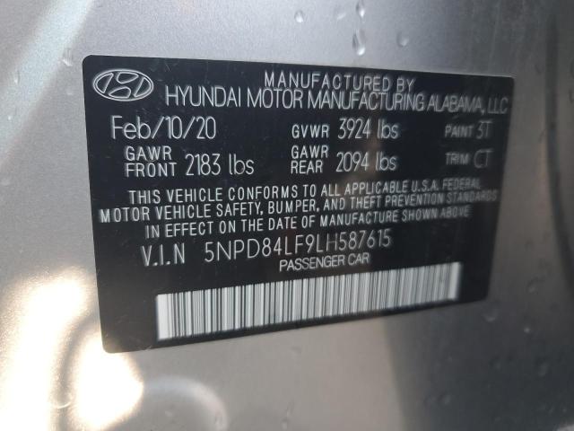 Photo 11 VIN: 5NPD84LF9LH587615 - HYUNDAI ELANTRA 