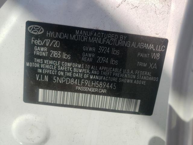 Photo 9 VIN: 5NPD84LF9LH589445 - HYUNDAI ELANTRA SE 