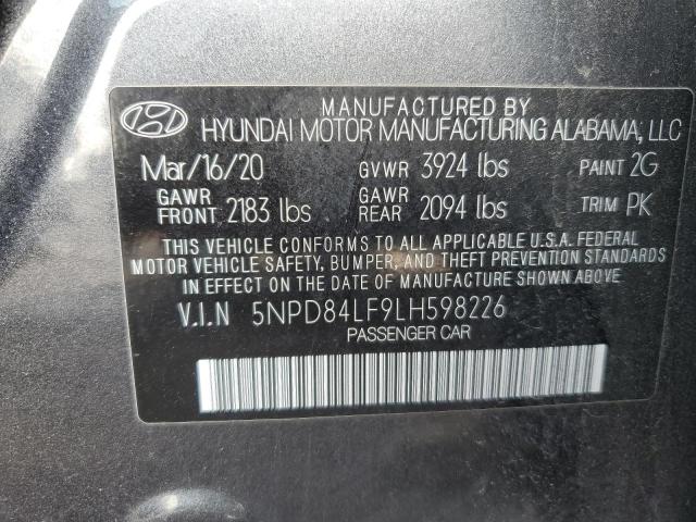 Photo 11 VIN: 5NPD84LF9LH598226 - HYUNDAI ELANTRA SE 