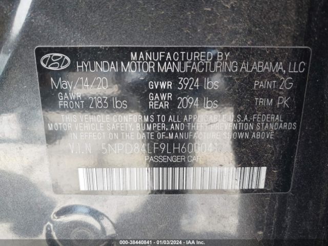 Photo 8 VIN: 5NPD84LF9LH600041 - HYUNDAI ELANTRA 