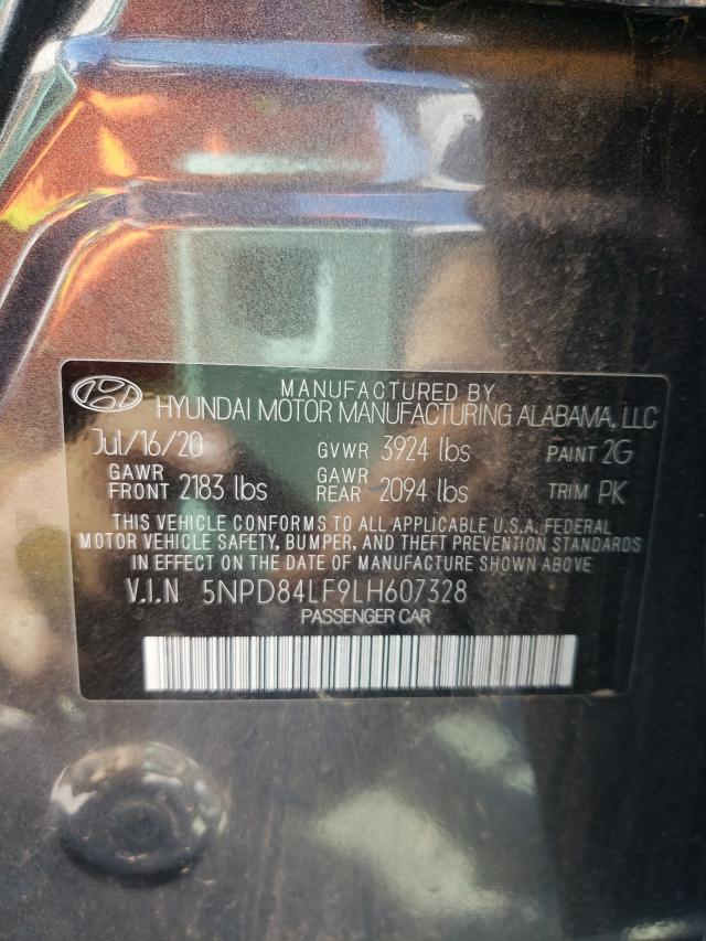 Photo 9 VIN: 5NPD84LF9LH607328 - HYUNDAI ELANTRA SE 