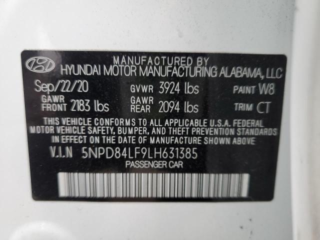 Photo 12 VIN: 5NPD84LF9LH631385 - HYUNDAI ELANTRA SE 