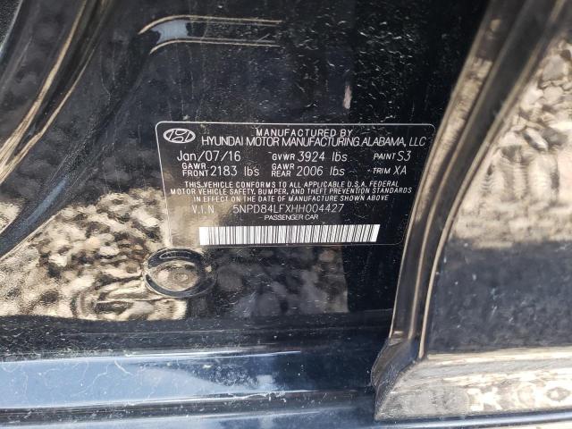 Photo 11 VIN: 5NPD84LFXHH004427 - HYUNDAI ELANTRA SE 