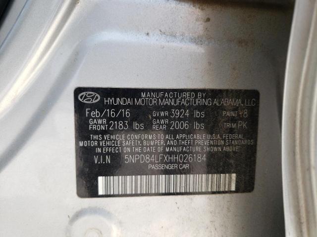 Photo 12 VIN: 5NPD84LFXHH026184 - HYUNDAI ELANTRA SE 