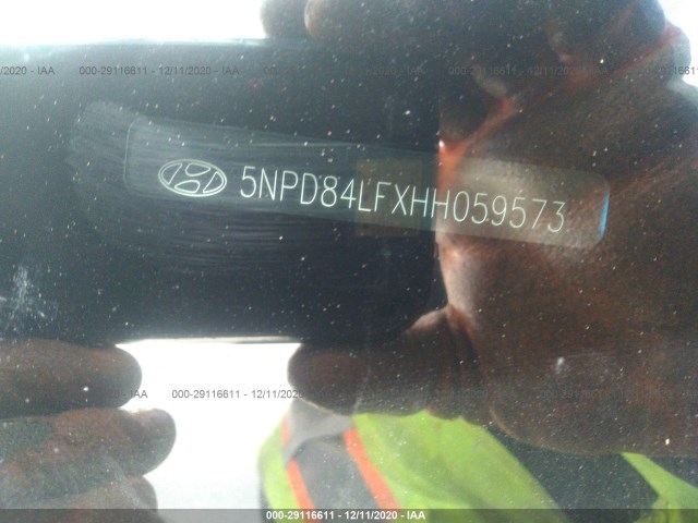 Photo 8 VIN: 5NPD84LFXHH059573 - HYUNDAI ELANTRA 