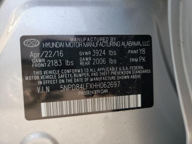 Photo 9 VIN: 5NPD84LFXHH062697 - HYUNDAI ELANTRA SE 