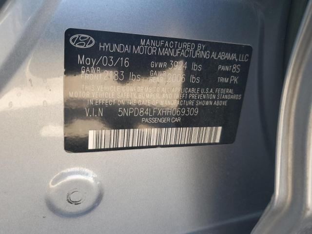 Photo 11 VIN: 5NPD84LFXHH069309 - HYUNDAI ELANTRA SE 