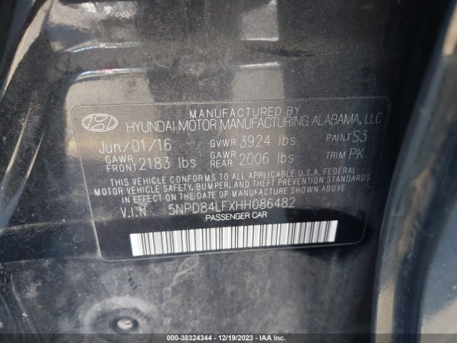 Photo 8 VIN: 5NPD84LFXHH086482 - HYUNDAI ELANTRA 