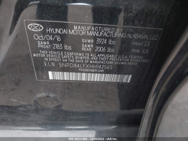 Photo 8 VIN: 5NPD84LFXHH142565 - HYUNDAI ELANTRA 