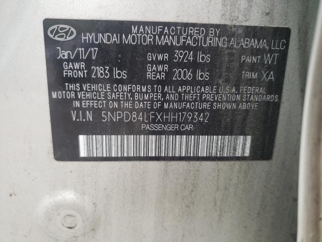 Photo 11 VIN: 5NPD84LFXHH179342 - HYUNDAI ELANTRA SE 