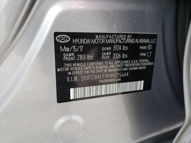 Photo 9 VIN: 5NPD84LFXHH205664 - HYUNDAI ELANTRA SE 