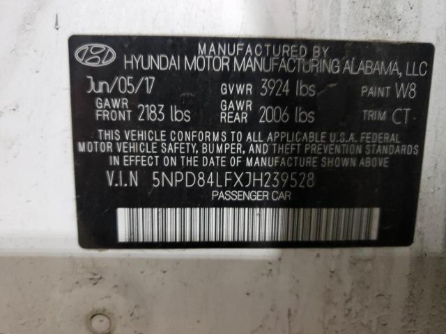 Photo 11 VIN: 5NPD84LFXJH239528 - HYUNDAI ELANTRA SE 