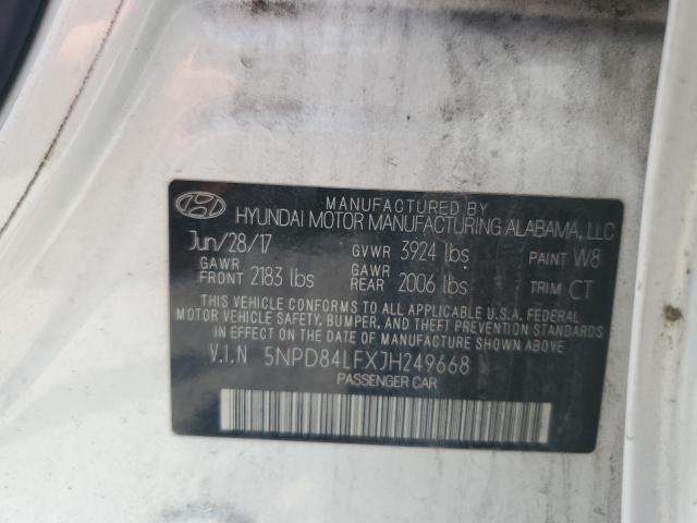 Photo 11 VIN: 5NPD84LFXJH249668 - HYUNDAI ELANTRA SE 