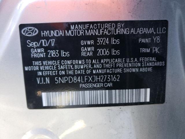 Photo 11 VIN: 5NPD84LFXJH273162 - HYUNDAI ELANTRA SE 