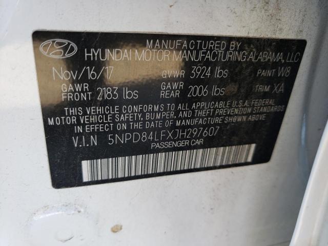 Photo 9 VIN: 5NPD84LFXJH297607 - HYUNDAI ELANTRA SE 