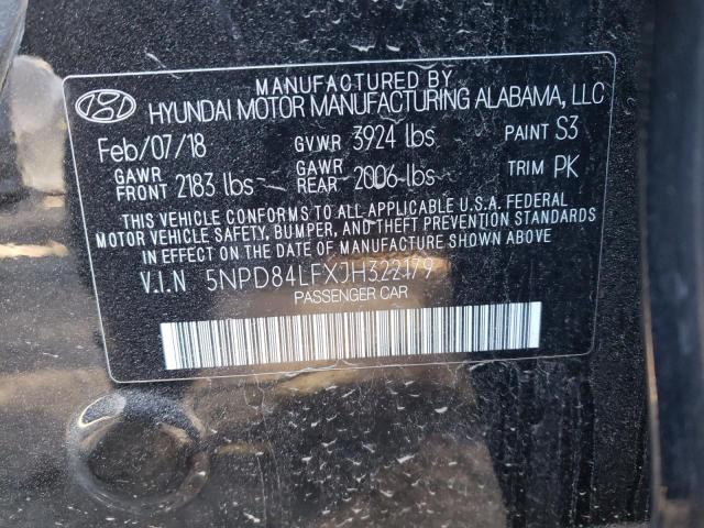 Photo 9 VIN: 5NPD84LFXJH322179 - HYUNDAI ELANTRA SE 