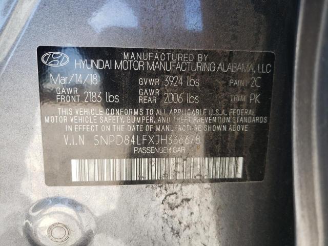 Photo 9 VIN: 5NPD84LFXJH336678 - HYUNDAI ELANTRA SE 