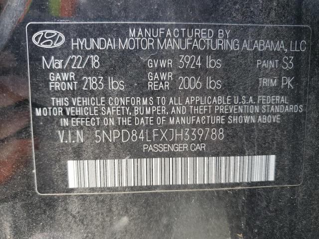 Photo 11 VIN: 5NPD84LFXJH339788 - HYUNDAI ELANTRA 