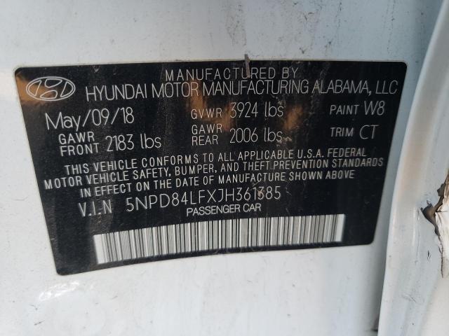 Photo 11 VIN: 5NPD84LFXJH361385 - HYUNDAI ELANTRA SE 