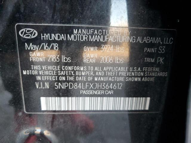 Photo 11 VIN: 5NPD84LFXJH364612 - HYUNDAI ELANTRA SE 