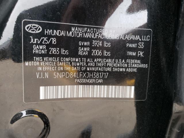 Photo 9 VIN: 5NPD84LFXJH381717 - HYUNDAI ELANTRA 