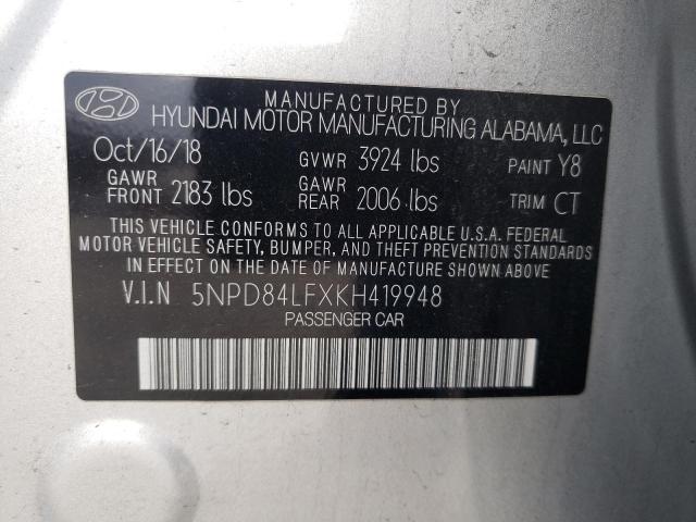 Photo 11 VIN: 5NPD84LFXKH419948 - HYUNDAI ELANTRA SE 