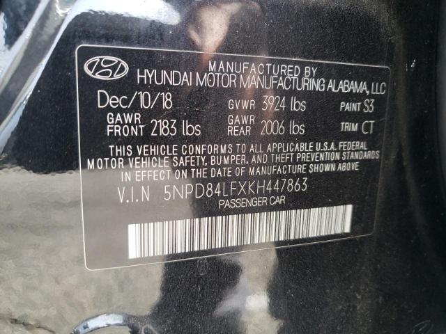 Photo 9 VIN: 5NPD84LFXKH447863 - HYUNDAI ELANTRA SE 