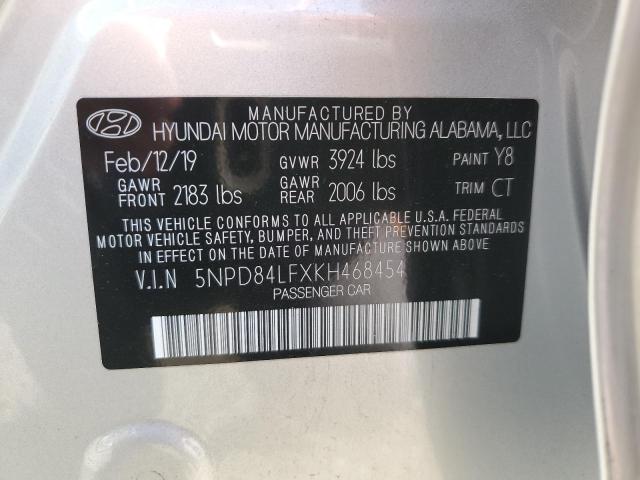 Photo 11 VIN: 5NPD84LFXKH468454 - HYUNDAI ELANTRA 