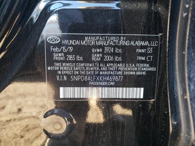 Photo 9 VIN: 5NPD84LFXKH469877 - HYUNDAI ELANTRA SE 