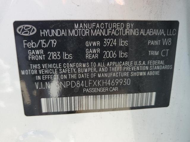 Photo 11 VIN: 5NPD84LFXKH469930 - HYUNDAI ELANTRA 