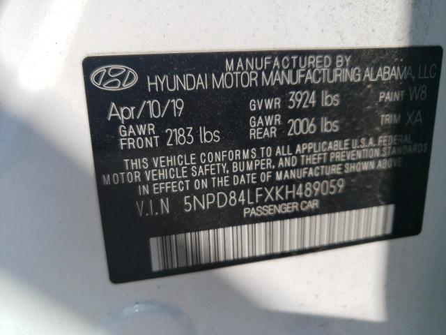 Photo 11 VIN: 5NPD84LFXKH489059 - HYUNDAI ELANTRA SE 