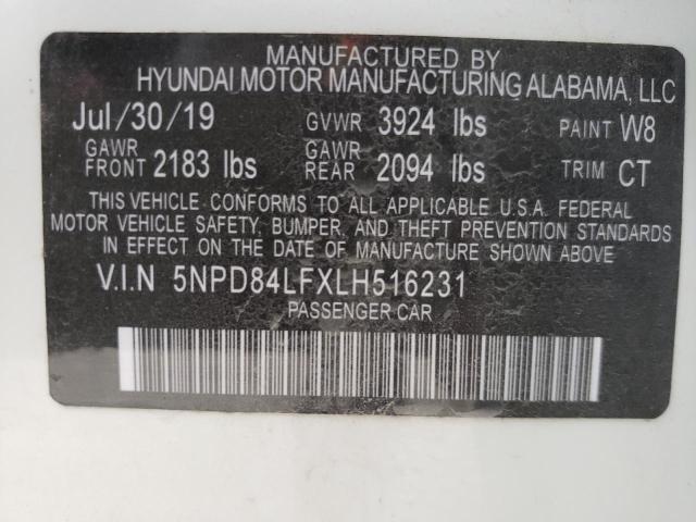 Photo 9 VIN: 5NPD84LFXLH516231 - HYUNDAI ELANTRA SE 