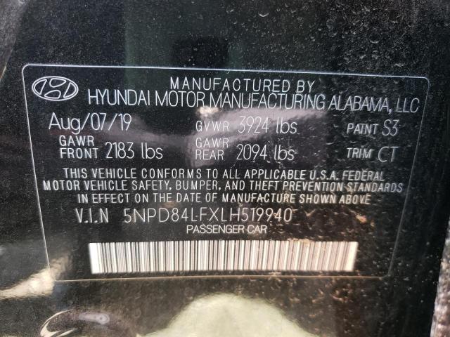 Photo 9 VIN: 5NPD84LFXLH519940 - HYUNDAI ELANTRA SE 