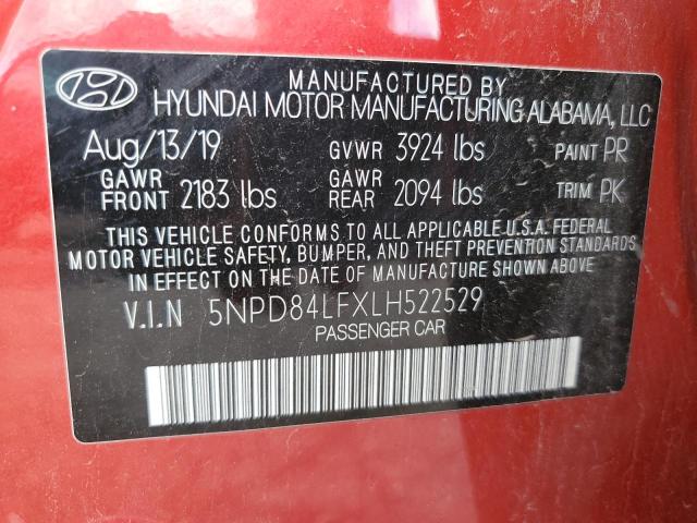 Photo 11 VIN: 5NPD84LFXLH522529 - HYUNDAI ELANTRA 